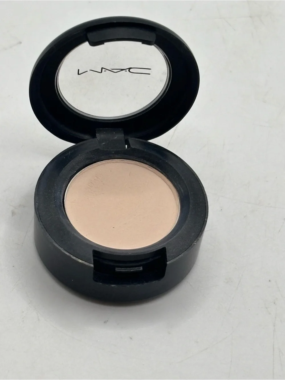 MAC Blanc Type Eyeshadow Tested Neutral Matte Beige
